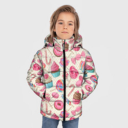 Куртка зимняя для мальчика Радости для сладости, цвет: 3D-черный — фото 2