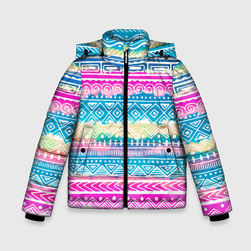 Зимняя куртка для мальчика Нежный xолод / 3D-Черный – фото 1