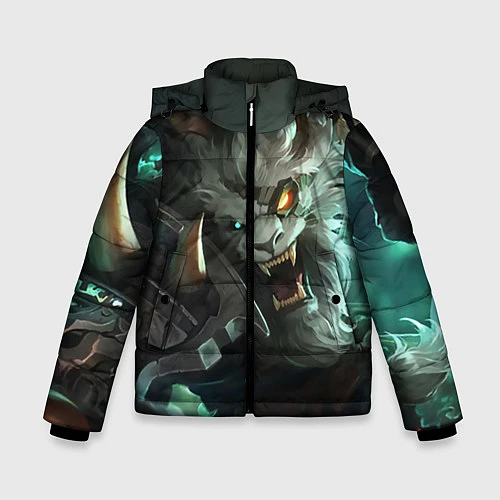 Зимняя куртка для мальчика Ренгар / 3D-Черный – фото 1