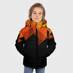 Куртка зимняя для мальчика Trianse, цвет: 3D-черный — фото 2