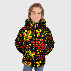 Куртка зимняя для мальчика Хохлома, цвет: 3D-светло-серый — фото 2