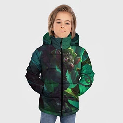 Куртка зимняя для мальчика Twitch, цвет: 3D-черный — фото 2