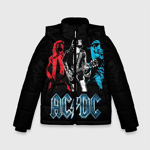 Зимняя куртка для мальчика AC/DC: Ice & Fire / 3D-Черный – фото 1