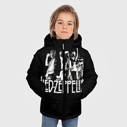 Куртка зимняя для мальчика Led Zeppelin: Mono, цвет: 3D-светло-серый — фото 2