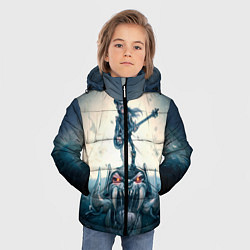 Куртка зимняя для мальчика Motorhead Guitarist, цвет: 3D-светло-серый — фото 2