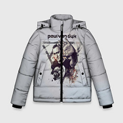 Куртка зимняя для мальчика Paul Van Dyk, цвет: 3D-черный