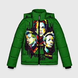 Куртка зимняя для мальчика Green Day: Trio, цвет: 3D-черный