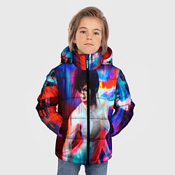 Куртка зимняя для мальчика Ghost In The Shell 13, цвет: 3D-черный — фото 2