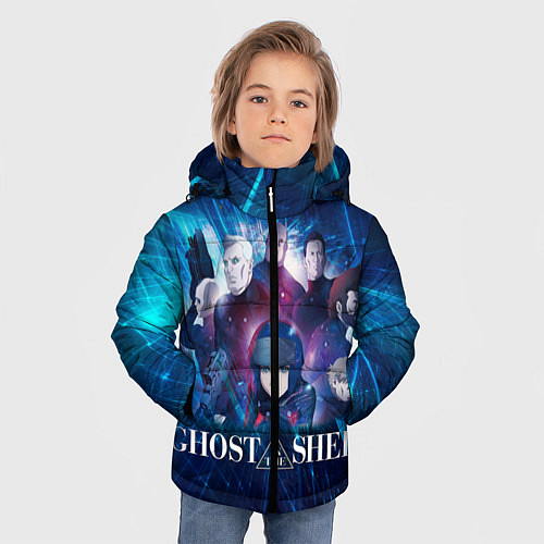 Зимняя куртка для мальчика Ghost In The Shell 10 / 3D-Красный – фото 3