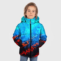 Куртка зимняя для мальчика Still waiting neon, цвет: 3D-черный — фото 2