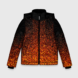 Куртка зимняя для мальчика БЛЕСК, цвет: 3D-черный