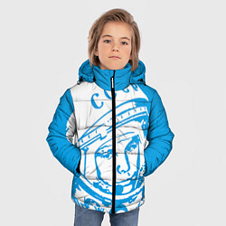 Куртка зимняя для мальчика Гагарин: CCCP, цвет: 3D-черный — фото 2