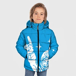 Куртка зимняя для мальчика Гагарин рокер, цвет: 3D-красный — фото 2