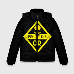 Куртка зимняя для мальчика FORD, цвет: 3D-черный