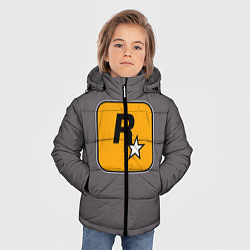 Куртка зимняя для мальчика GTA VI: Rockstar Games, цвет: 3D-черный — фото 2