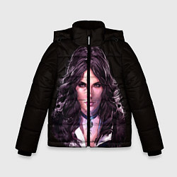 Куртка зимняя для мальчика Йенифер 1, цвет: 3D-черный