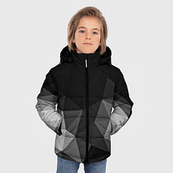 Куртка зимняя для мальчика Abstract gray, цвет: 3D-красный — фото 2