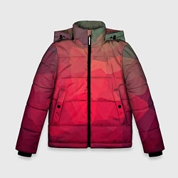 Куртка зимняя для мальчика Edge abstract, цвет: 3D-черный