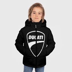 Куртка зимняя для мальчика Ducati, цвет: 3D-черный — фото 2