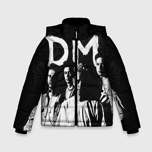 Зимняя куртка для мальчика Depeche mode: black / 3D-Красный – фото 1