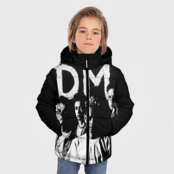 Куртка зимняя для мальчика Depeche mode: black, цвет: 3D-черный — фото 2