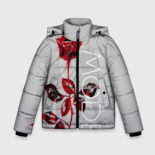 Зимняя куртка для мальчика Depeche Mode: Red Rose / 3D-Черный – фото 1