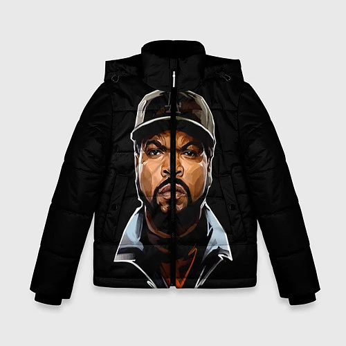 Зимняя куртка для мальчика Ice Cube / 3D-Черный – фото 1