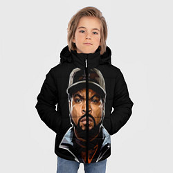 Куртка зимняя для мальчика Ice Cube цвета 3D-черный — фото 2