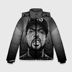 Куртка зимняя для мальчика Ice Cube: Gangsta, цвет: 3D-черный