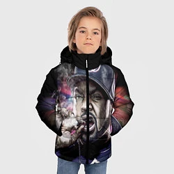 Куртка зимняя для мальчика Ice Cube: Big boss, цвет: 3D-черный — фото 2
