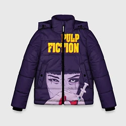 Куртка зимняя для мальчика Pulp Fiction: Dope Heart, цвет: 3D-красный