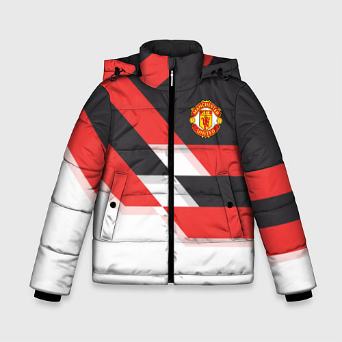 Зимняя куртка для мальчика Manchester United: Stipe / 3D-Черный – фото 1