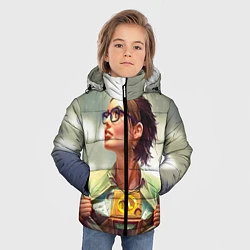 Куртка зимняя для мальчика HL: Alyx Vance, цвет: 3D-черный — фото 2
