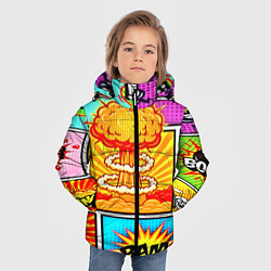 Куртка зимняя для мальчика Pop Art, цвет: 3D-черный — фото 2