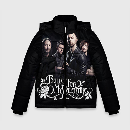 Зимняя куртка для мальчика Bullet For My Valentine / 3D-Черный – фото 1