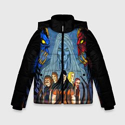Куртка зимняя для мальчика Dethklok: Heroes, цвет: 3D-черный