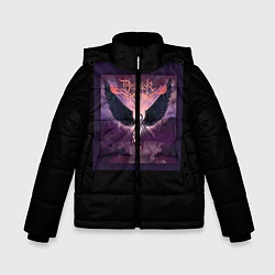 Куртка зимняя для мальчика Dethklok: Angel, цвет: 3D-красный