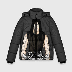 Куртка зимняя для мальчика Dethklok Man, цвет: 3D-светло-серый