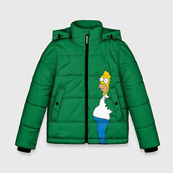 Зимняя куртка для мальчика Гомер в кустах