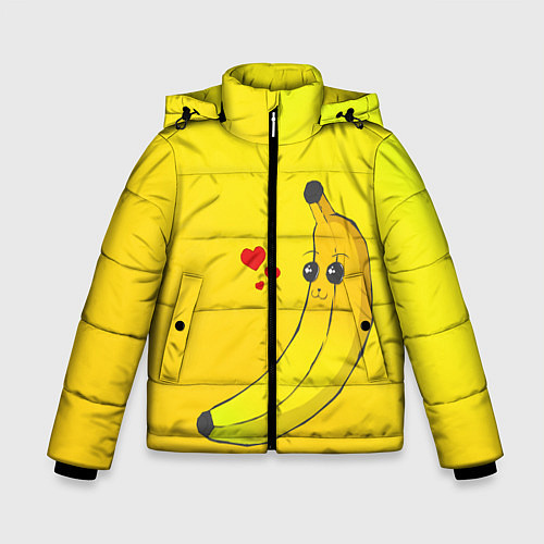 Зимняя куртка для мальчика Just Banana (Yellow) / 3D-Черный – фото 1