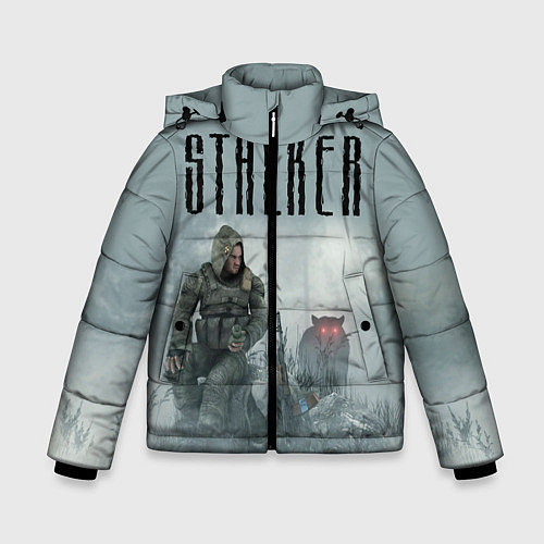 Зимняя куртка для мальчика STALKER: Dusk / 3D-Черный – фото 1