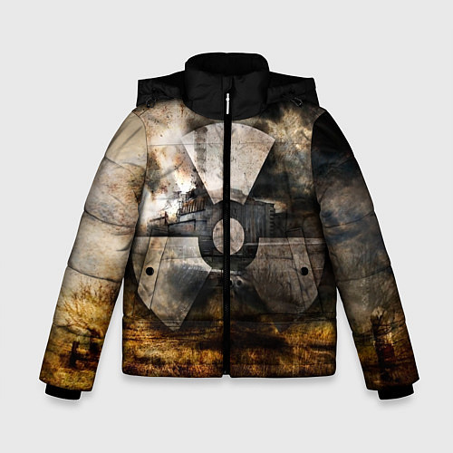 Зимняя куртка для мальчика STALKER: Nuclear / 3D-Черный – фото 1