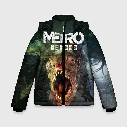 Зимняя куртка для мальчика Metro Exodus / 3D-Черный – фото 1