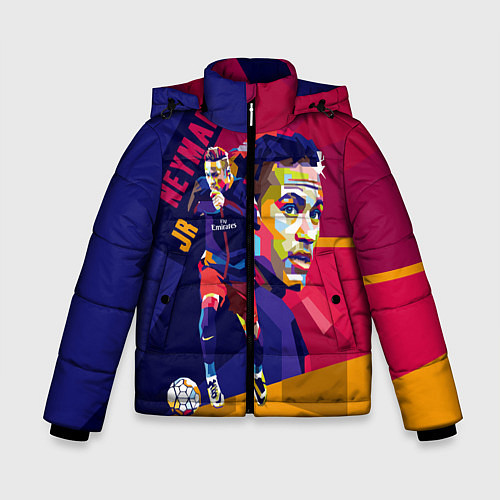 Зимняя куртка для мальчика Jr. Neymar / 3D-Черный – фото 1