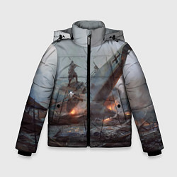 Куртка зимняя для мальчика Battlefield: Plan A, цвет: 3D-черный