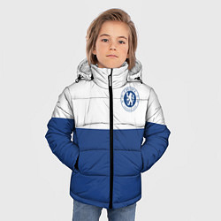 Куртка зимняя для мальчика Chelsea FC: Light Blue, цвет: 3D-красный — фото 2