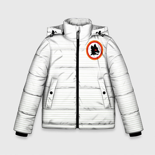 Зимняя куртка для мальчика A S Roma - WHITE N 98 NEW 2022 / 3D-Черный – фото 1