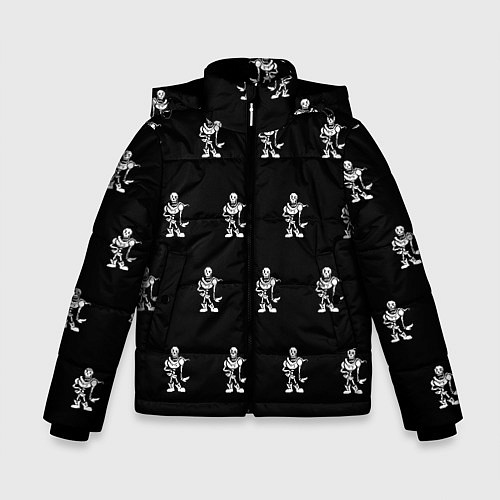 Зимняя куртка для мальчика Undertale / 3D-Черный – фото 1