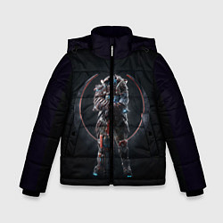 Куртка зимняя для мальчика Quake champions, цвет: 3D-черный
