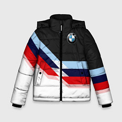Куртка зимняя для мальчика BMW M SPORT, цвет: 3D-светло-серый